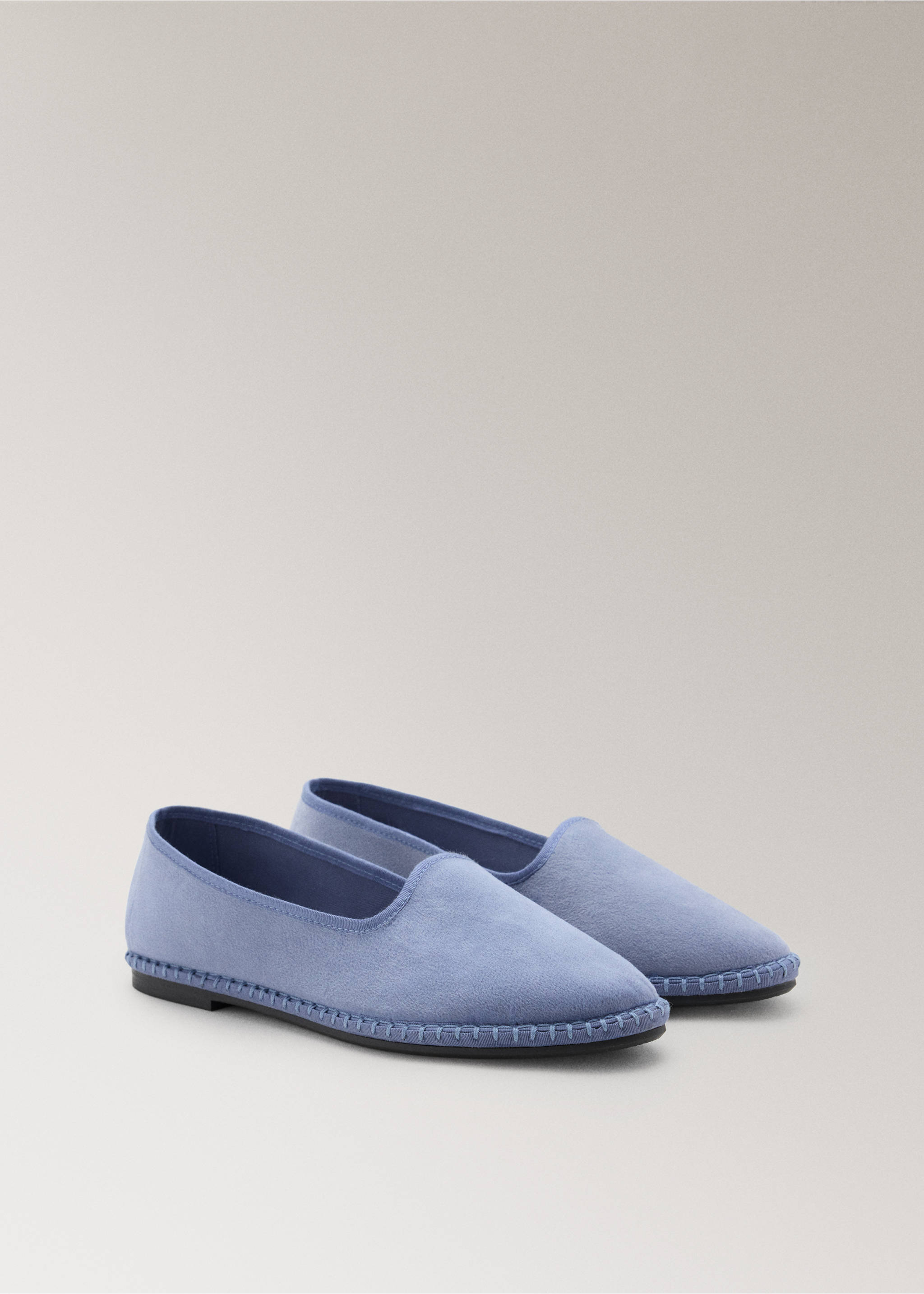 Velour shoes - Medium plane, Blue. Ref: 37011444-00.