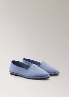 Velour shoes — Blue 1