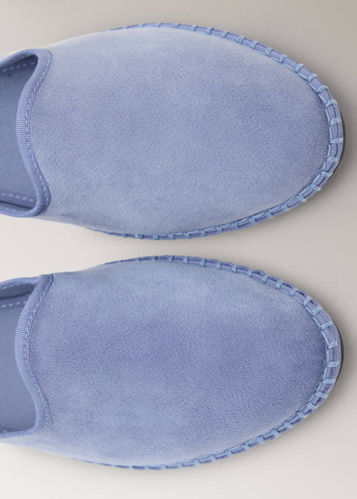 Velour shoes — Blue