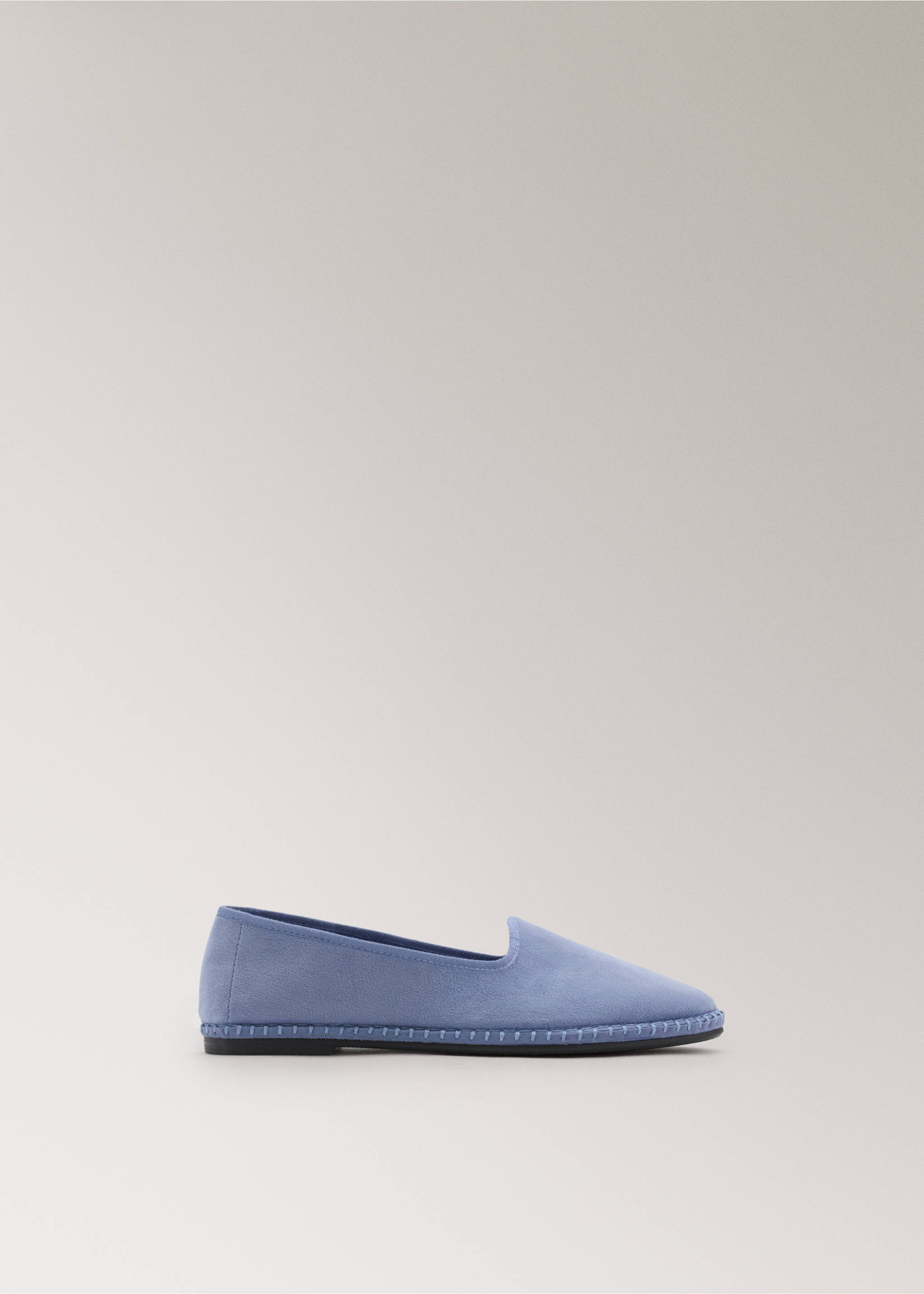 Velour shoes - Article without model, Blue. Ref: 37011444-00.