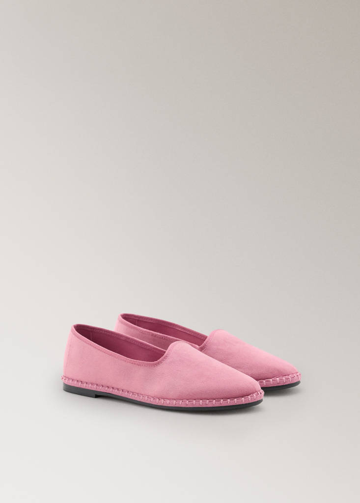 Velour shoes — Pink