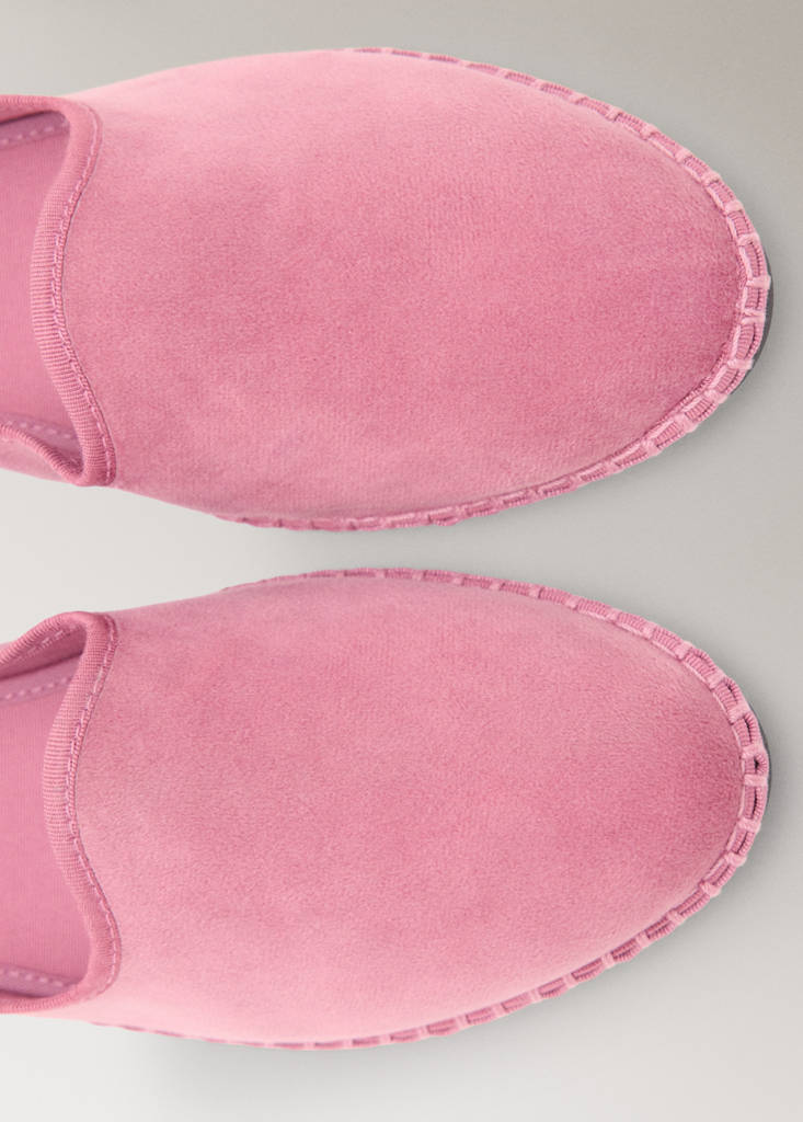 Velour shoes — Pink