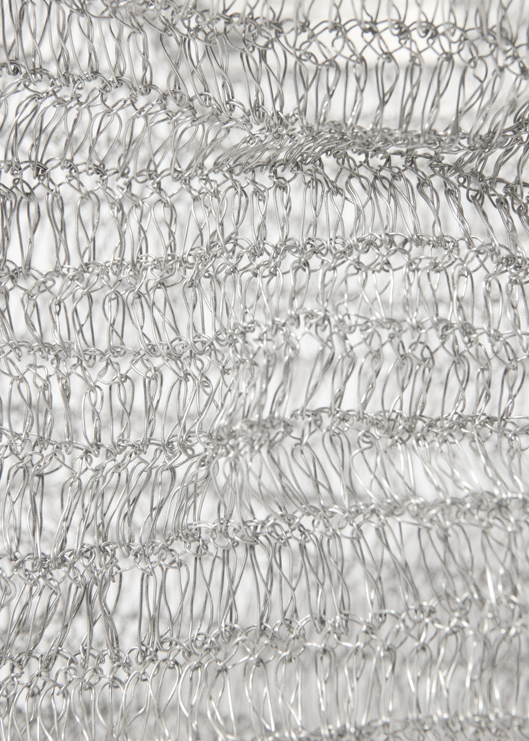 Metallic mesh shoulder bag - Details of the article 2
