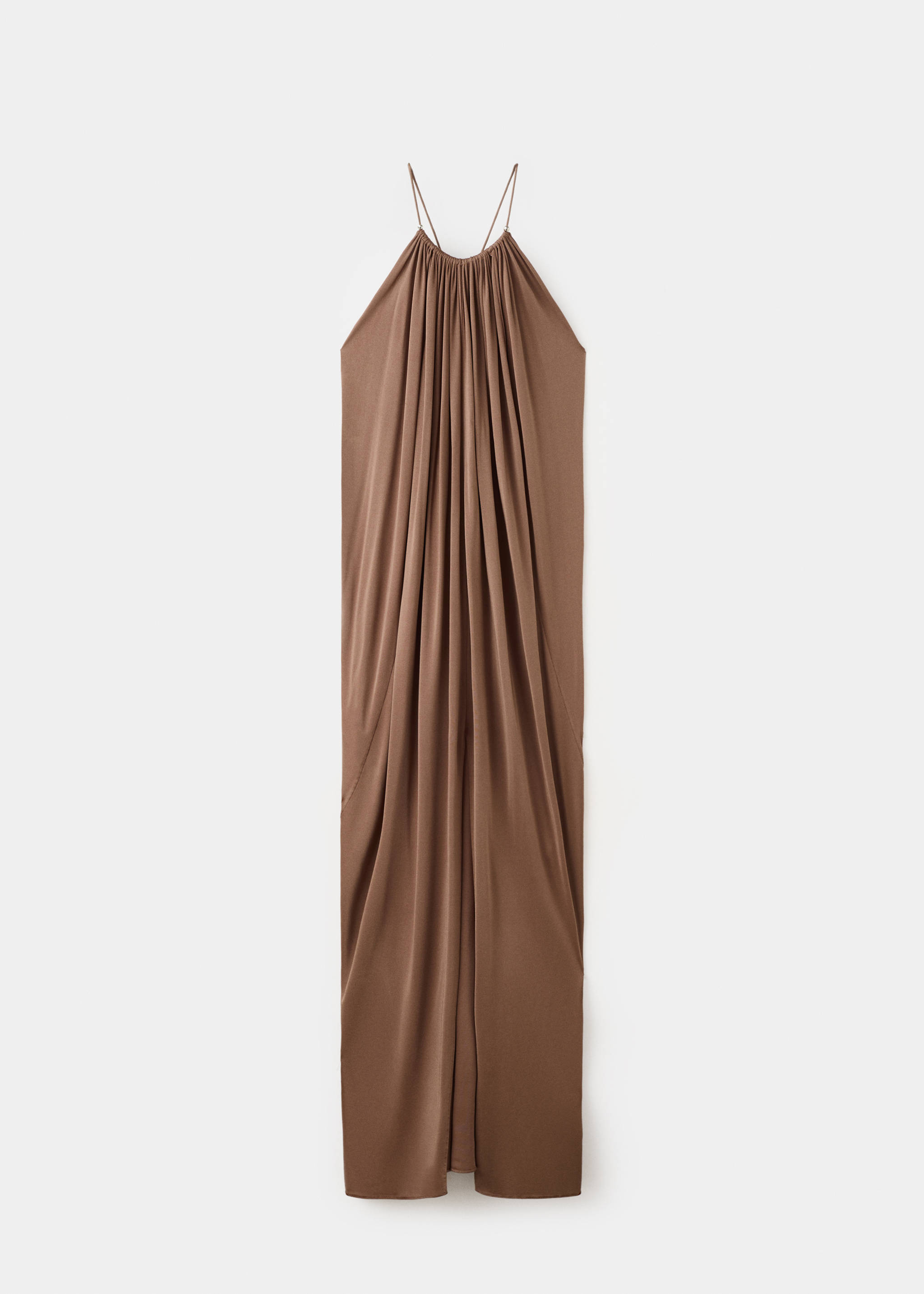 Draped open-back dress - Article without model