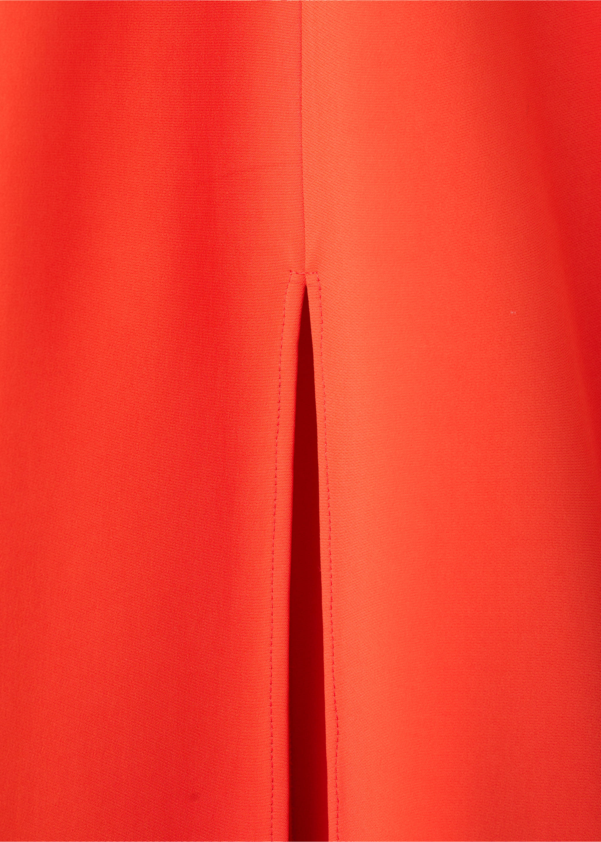 Vestido halter cruzado abertura - Detalle del artículo 8, Rojo. Ref: 37011461-00.