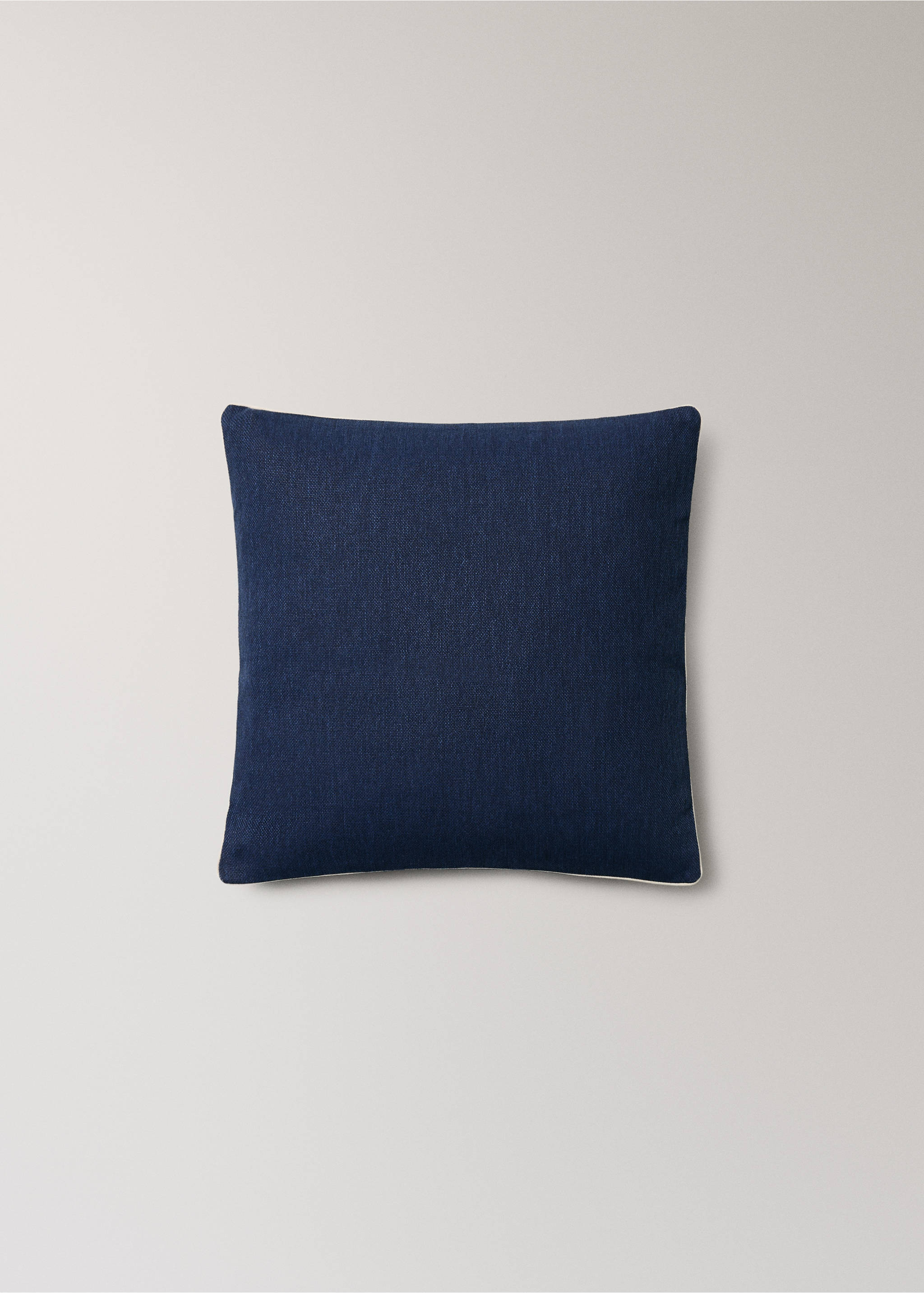 Baumwoll-Kissenhülle 45x45cm - Artikel ohne Model, Blau. Ref: 37011470-00.