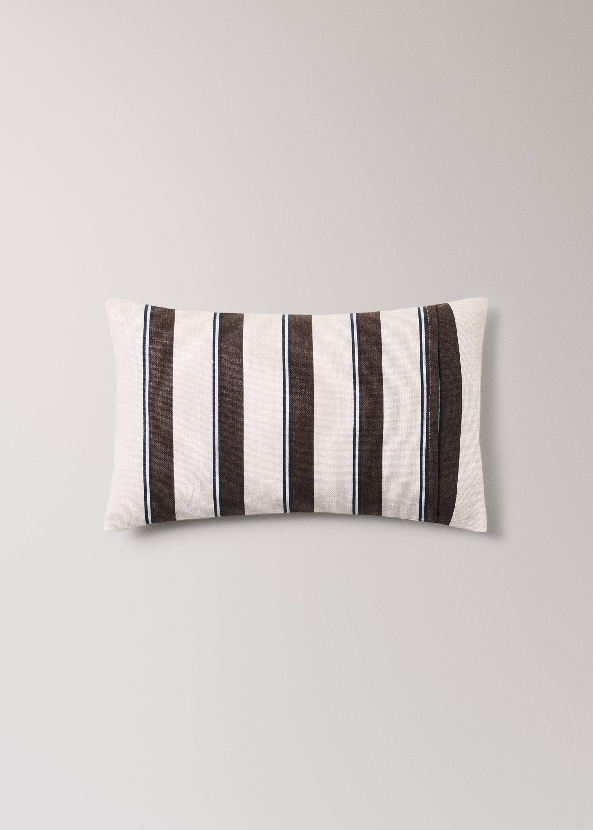 Cotton striped cushion cover 30x50cm - Details of the article 3