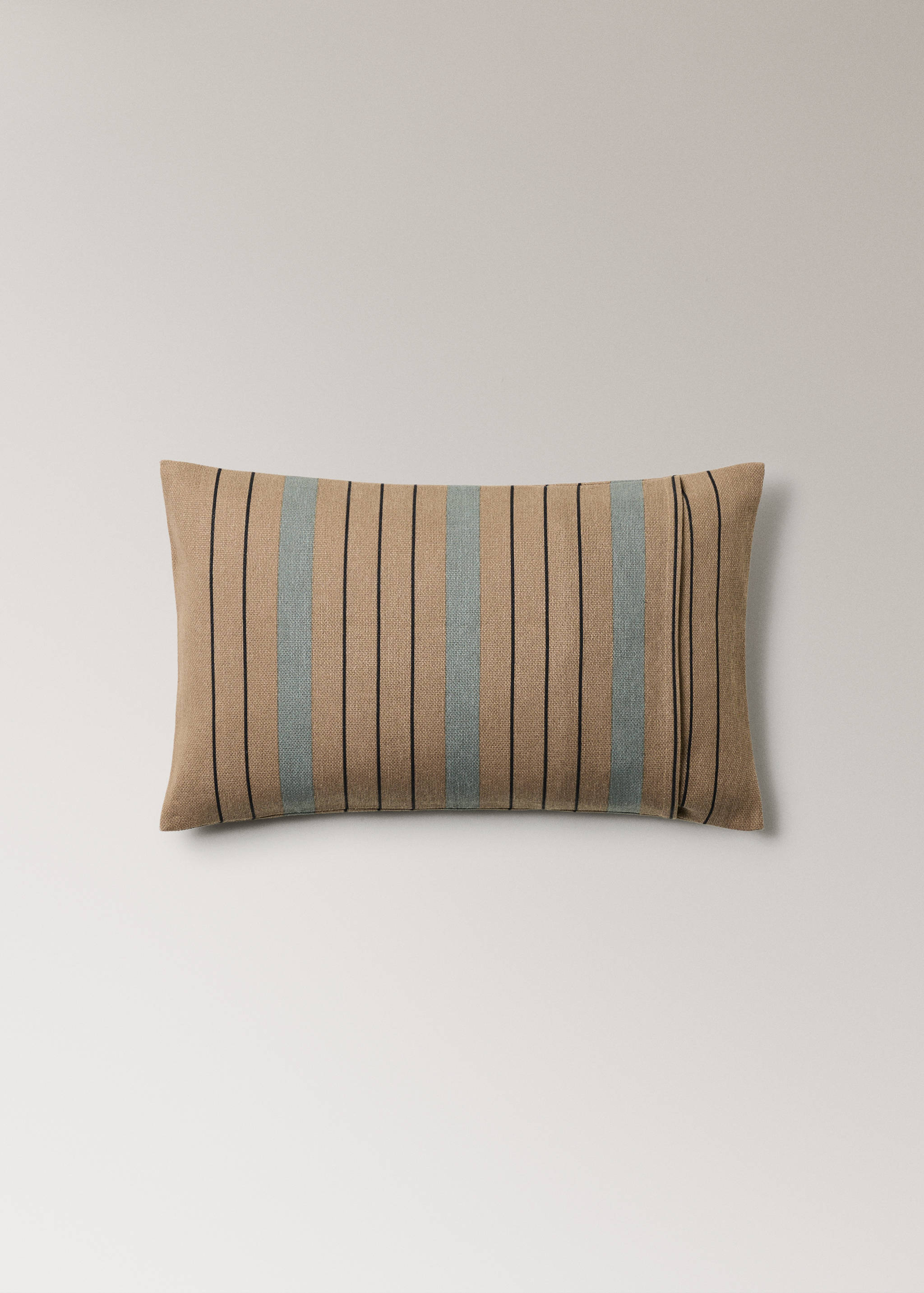 Cotton striped cushion cover 30x50cm - Details of the article 4