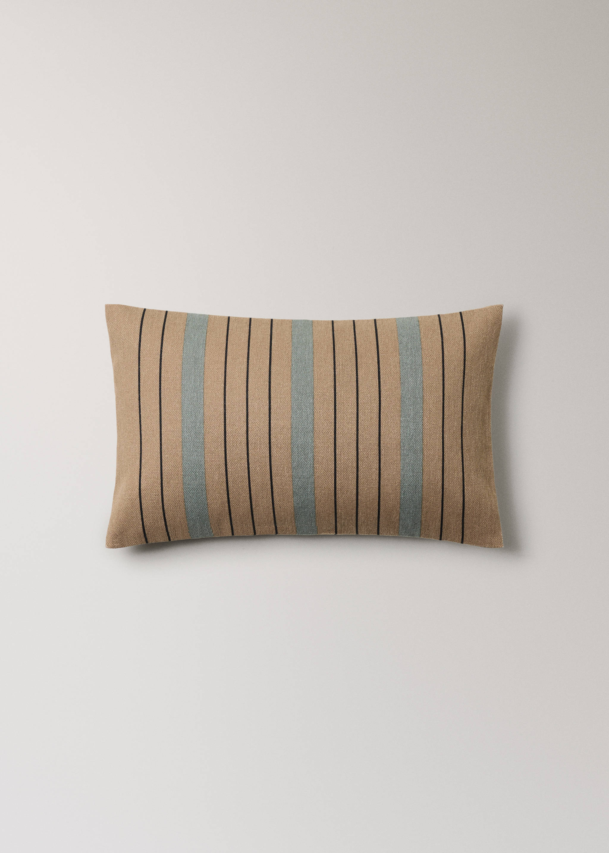 Cotton striped cushion cover 30x50cm - Article without model