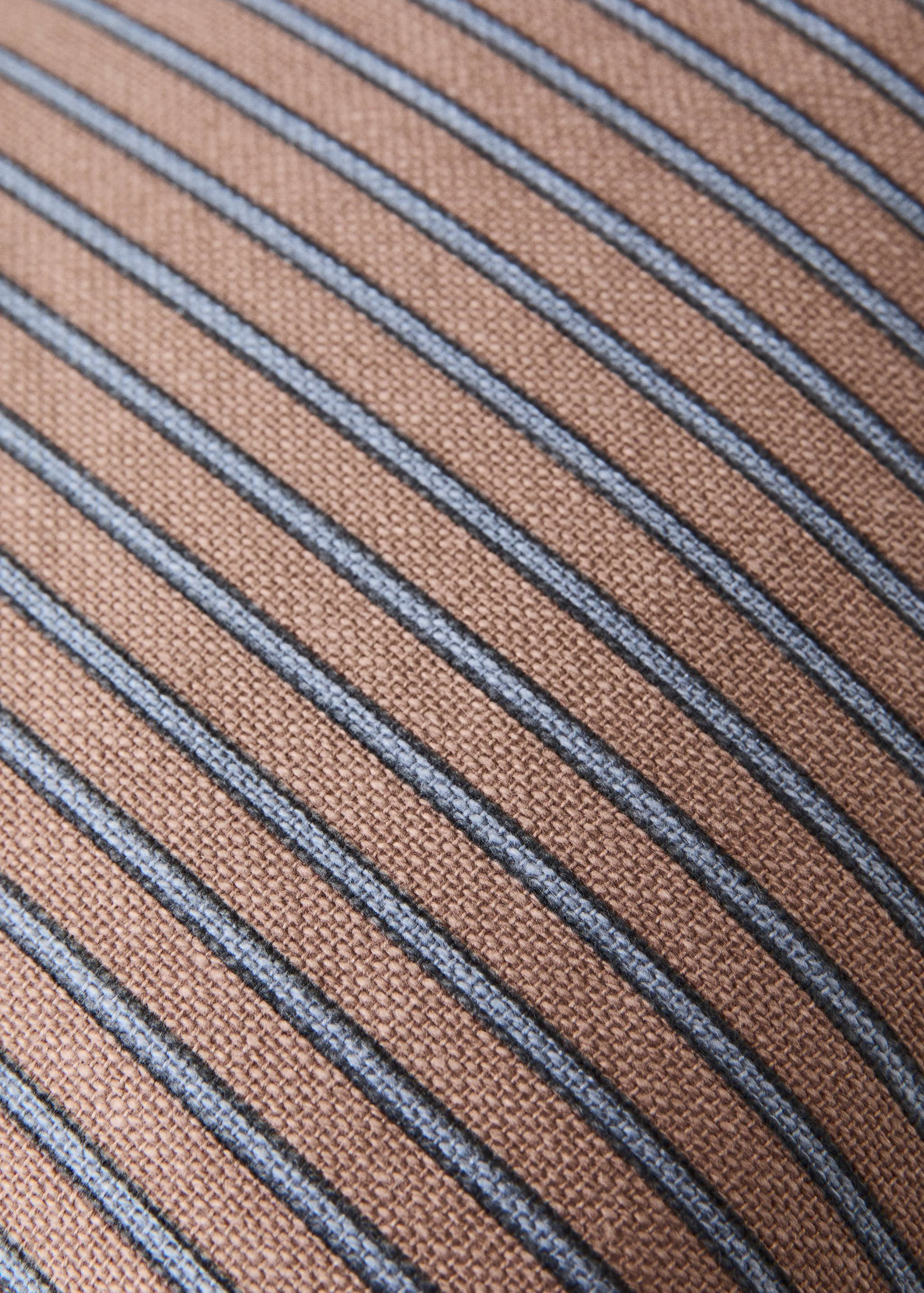 Cotton striped cushion cover 30x50cm - Details of the article 3