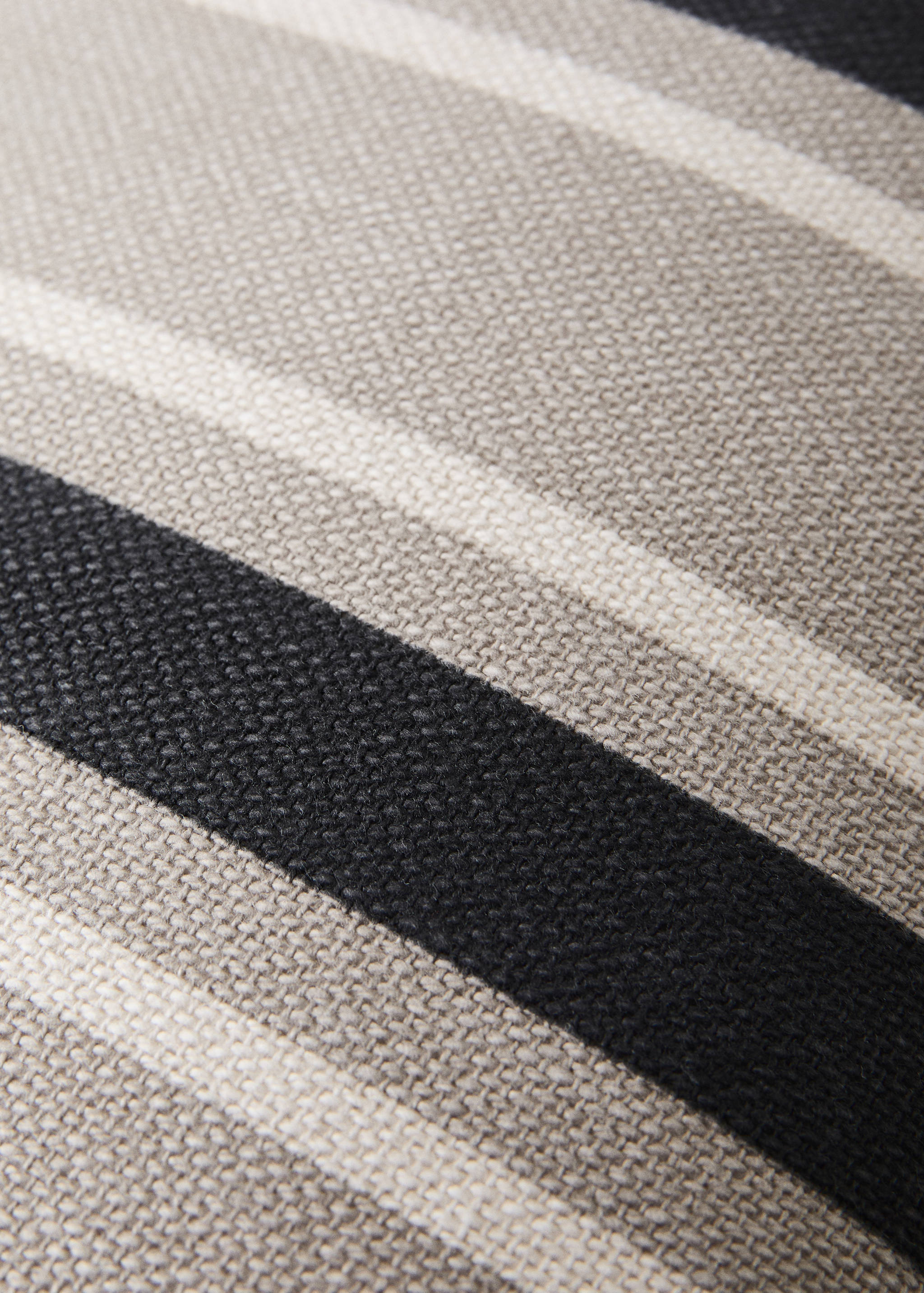 Cotton striped cushion cover 30x50cm - Details of the article 3