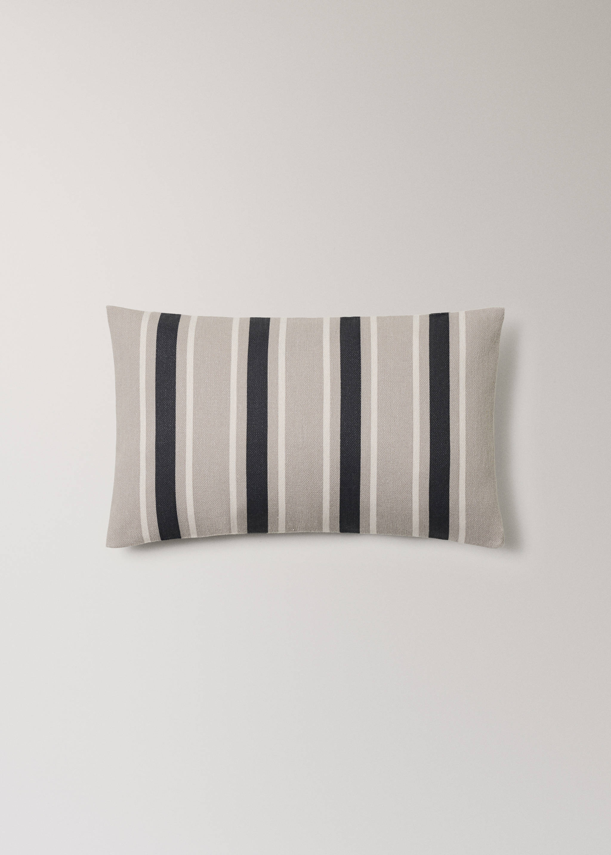 Cotton striped cushion cover 30x50cm - Article without model