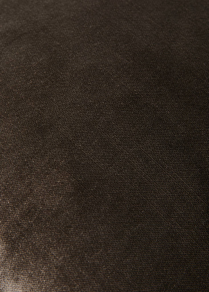 Velvet-effect cushion cover 30x50 cm — Brown