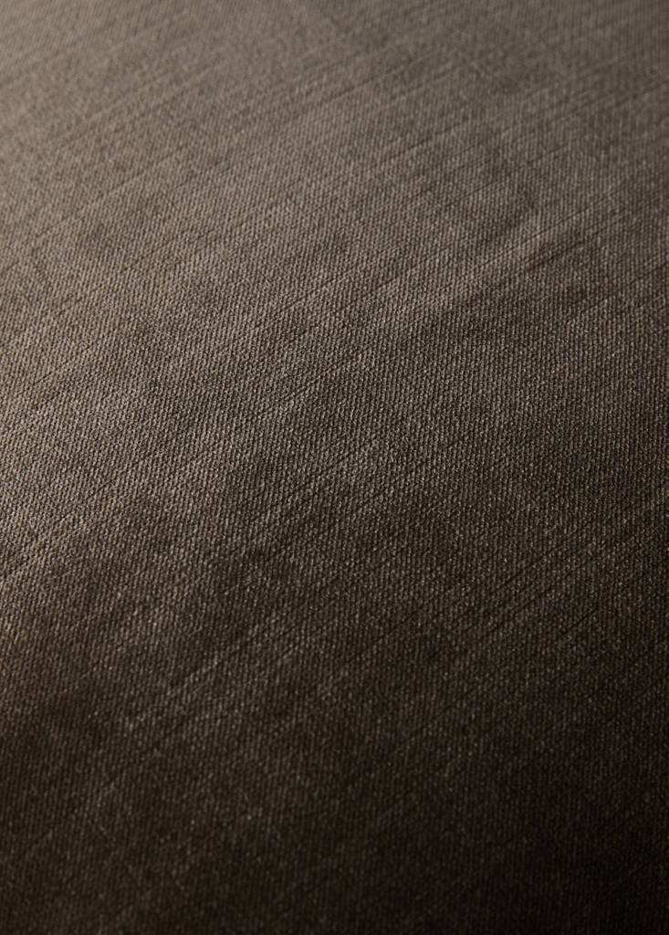 Velvet-effect cushion cover 45x45 cm — Brown