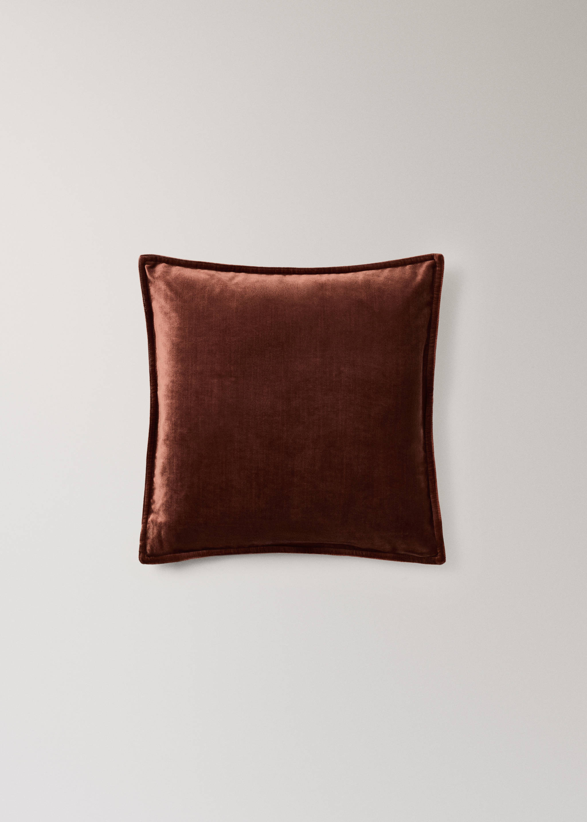 Funda cojín efecto terciopelo 45x45 cm - Artículo sin modelo