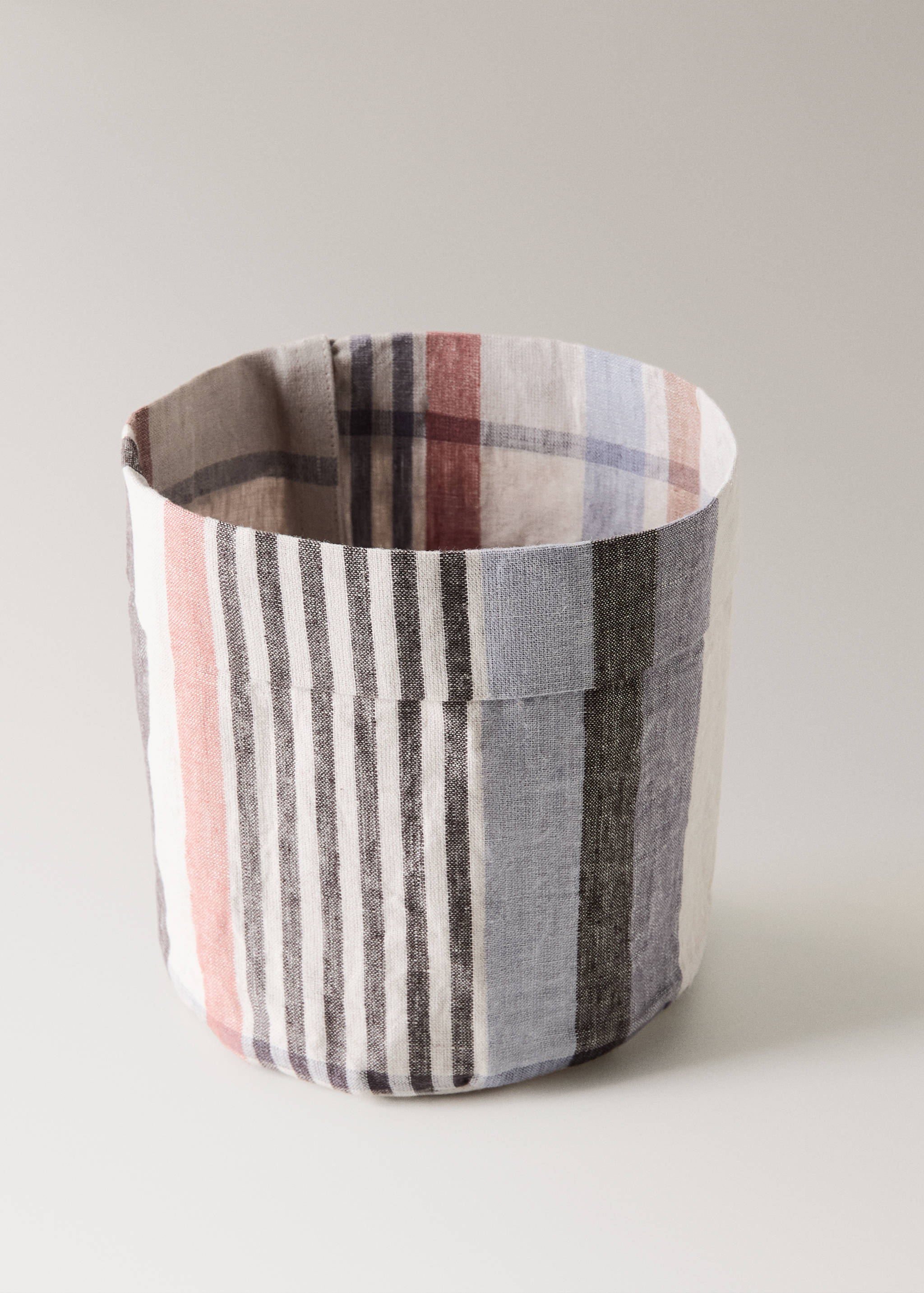 Panier en lin à rayures - Détail de l'article 1