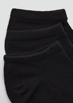 Pack of 3 cotton socks — Black 3