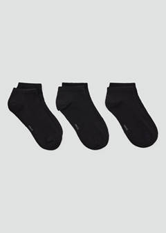 Pack of 3 cotton socks — Black 1