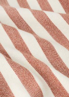 Striped throw 70 x 100 cm — Russet 2