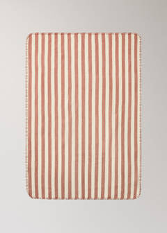 Striped throw 70 x 100 cm — Russet 4