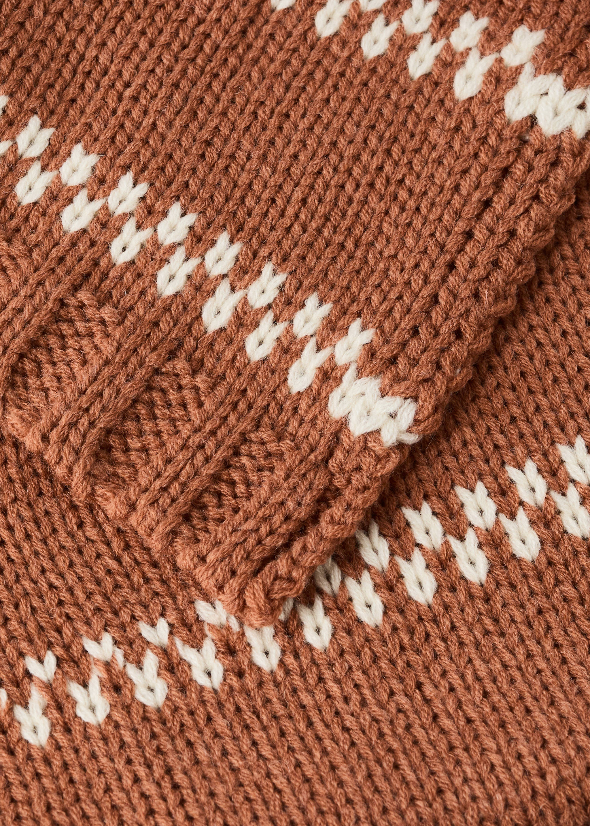 Striped wool blend blanket - Detail zboží 2
