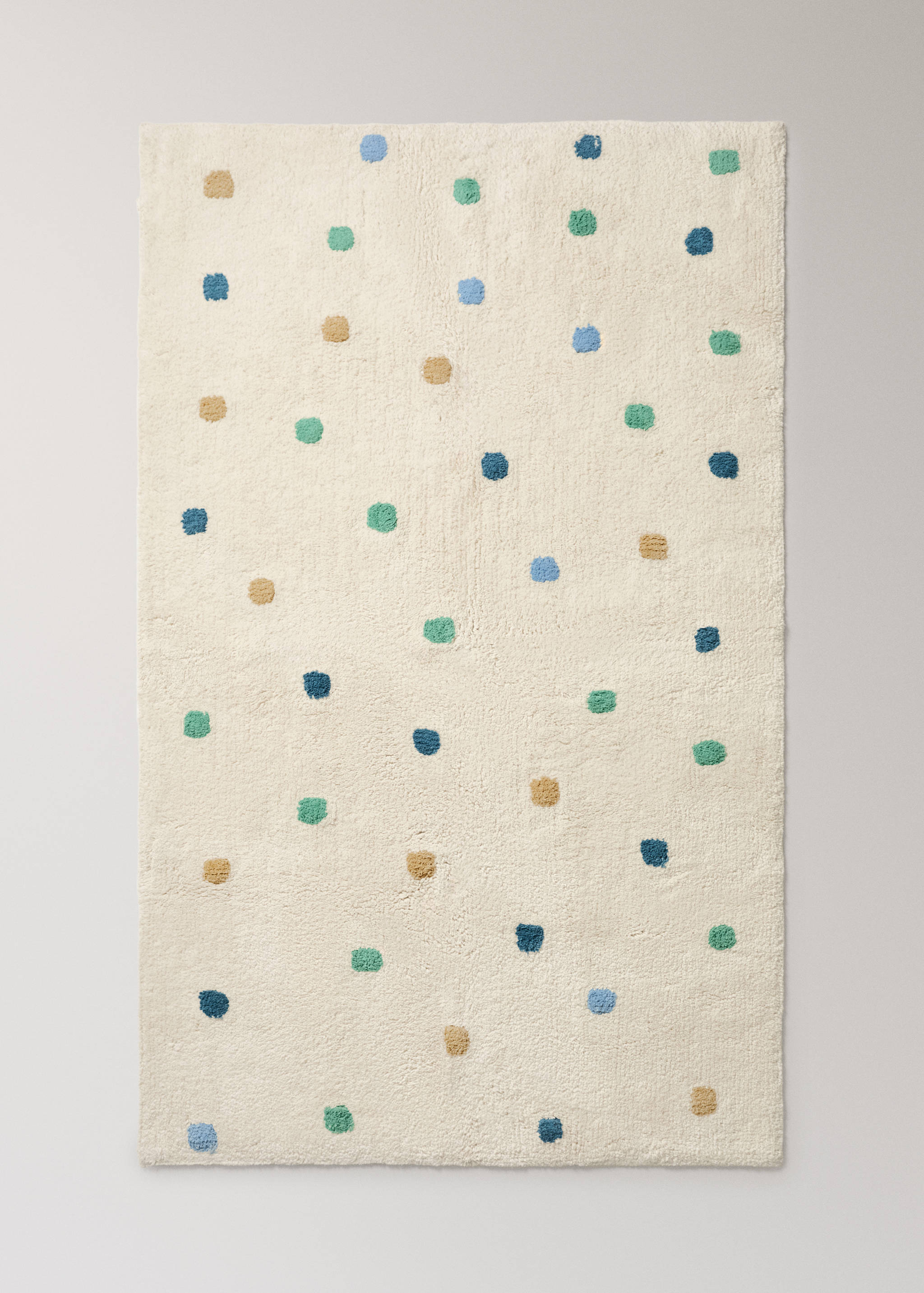 100% cotton tufted polka dot rug - Article without model