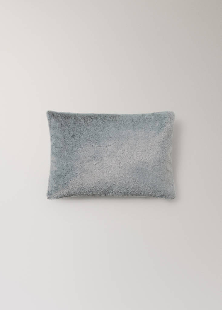 Faux fur cushion cover 30x40 cm — Forest Green