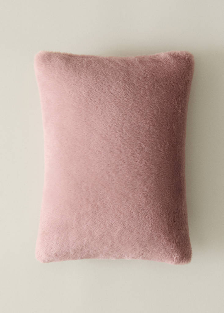 Faux fur cushion cover 30x40 cm — Light/Pastel Purple