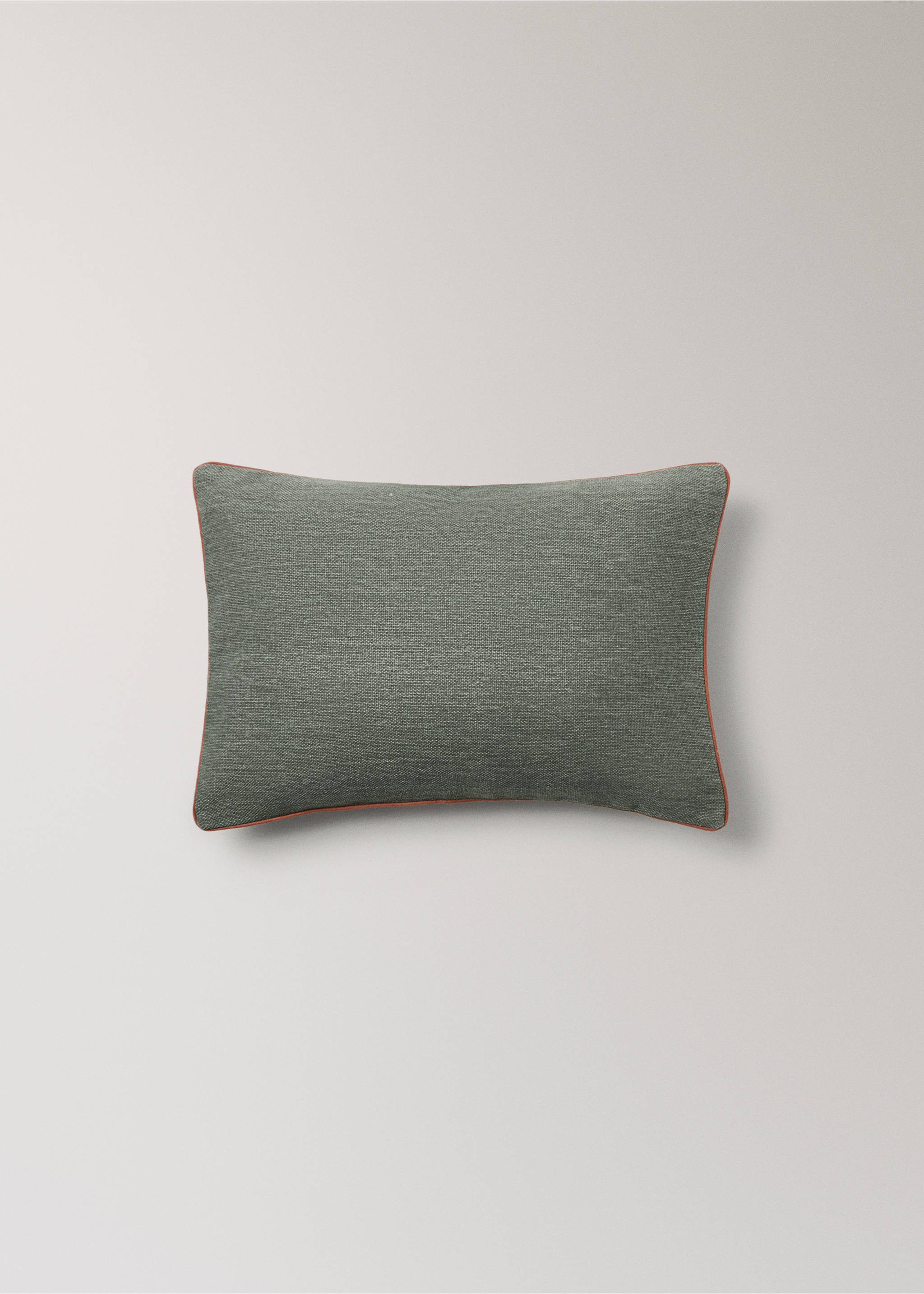 Piped cushion cover 30x40cm - Article without model, Forest Green. Ref: 37011496-00.