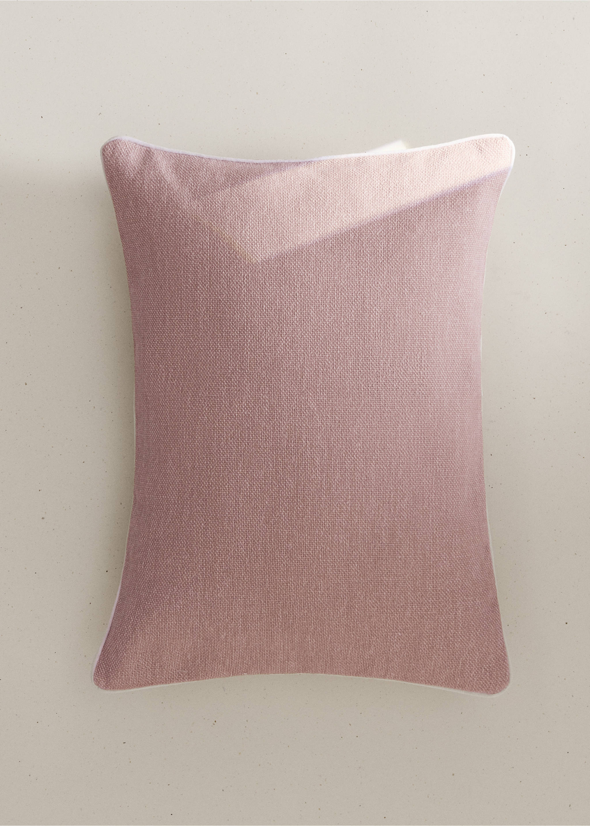 Piped cushion cover 30x40cm - General plane, Nude. Ref: 37011496-00.