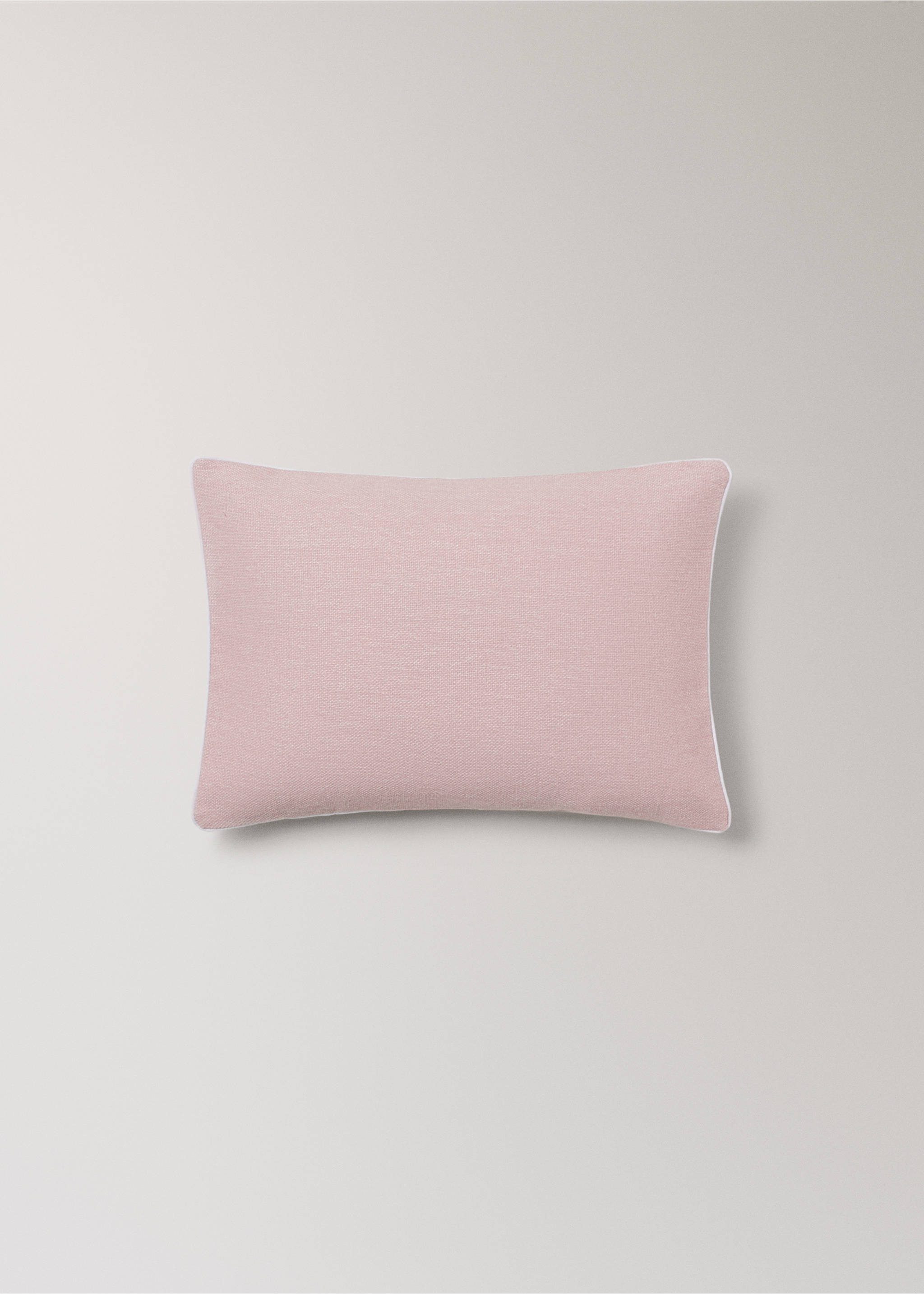 Piped cushion cover 30x40cm - Article without model, Nude. Ref: 37011496-00.