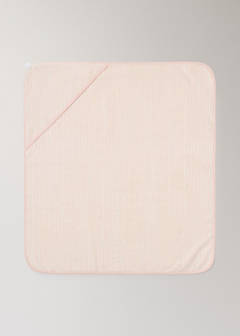 Striped cotton bath cape — Nude 5