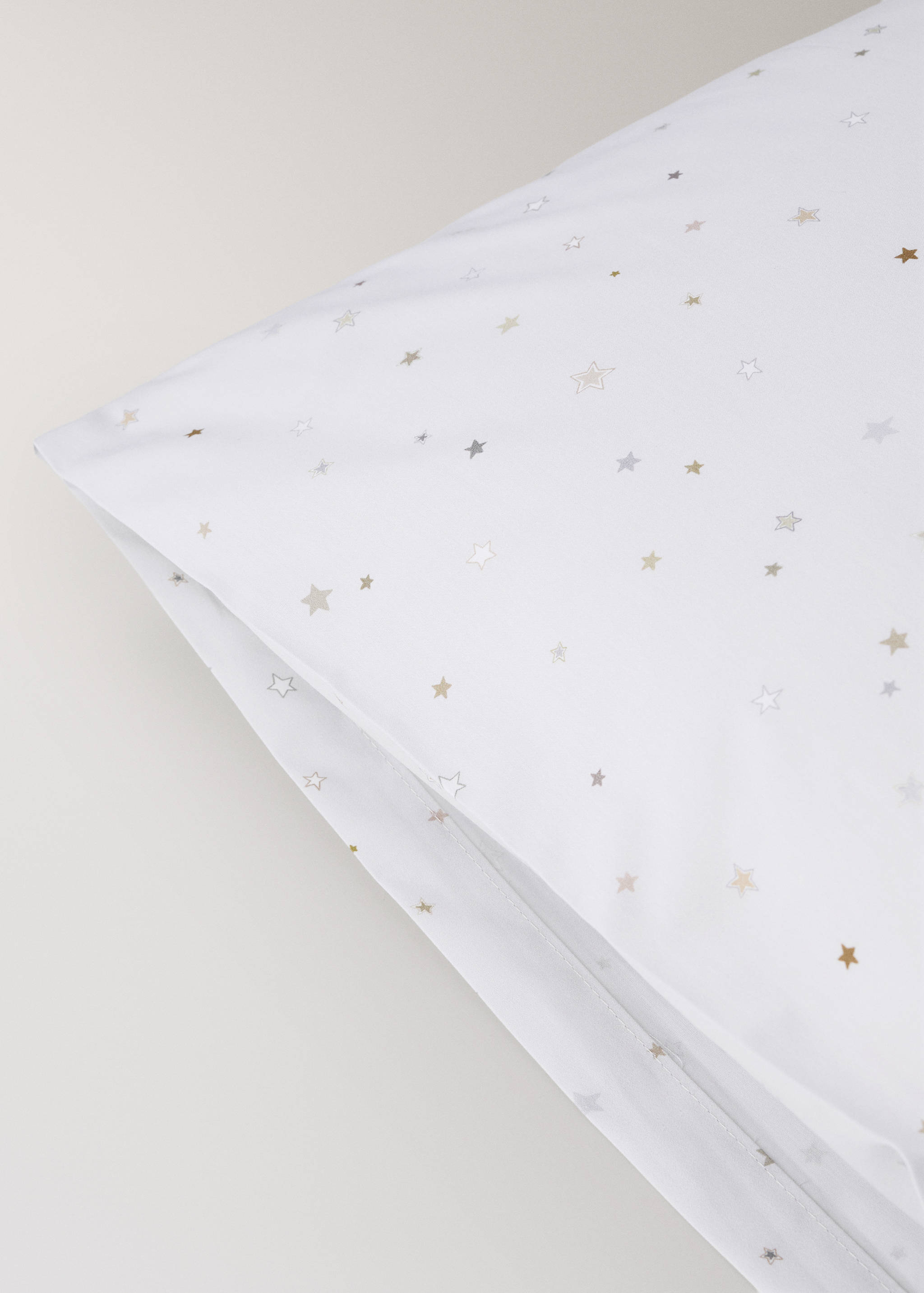 100% cotton children's pillowcase stars 50x75 - Details of the article 1