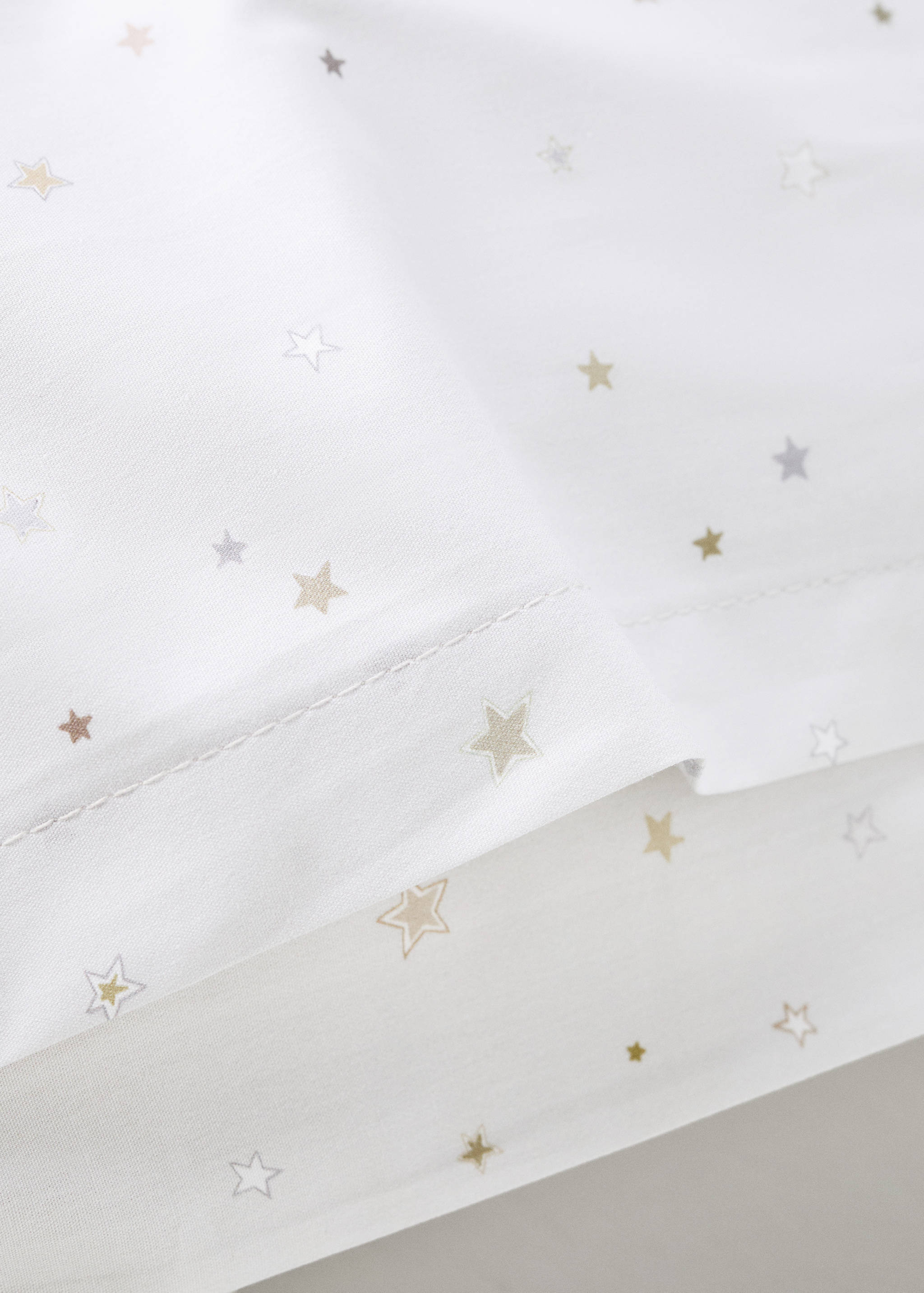 100% cotton children's pillowcase stars 50x75 - Details of the article 2
