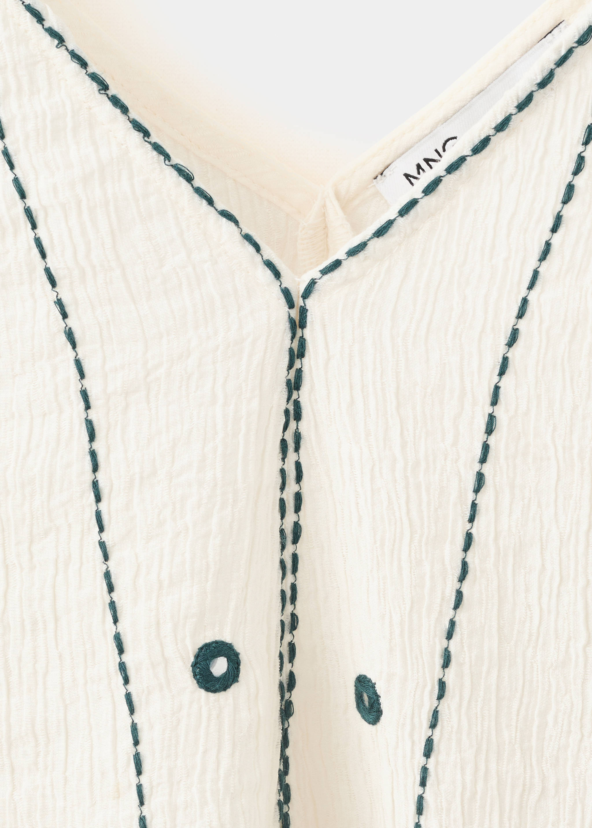 Embroidered detail strappy top - Details of the article 8