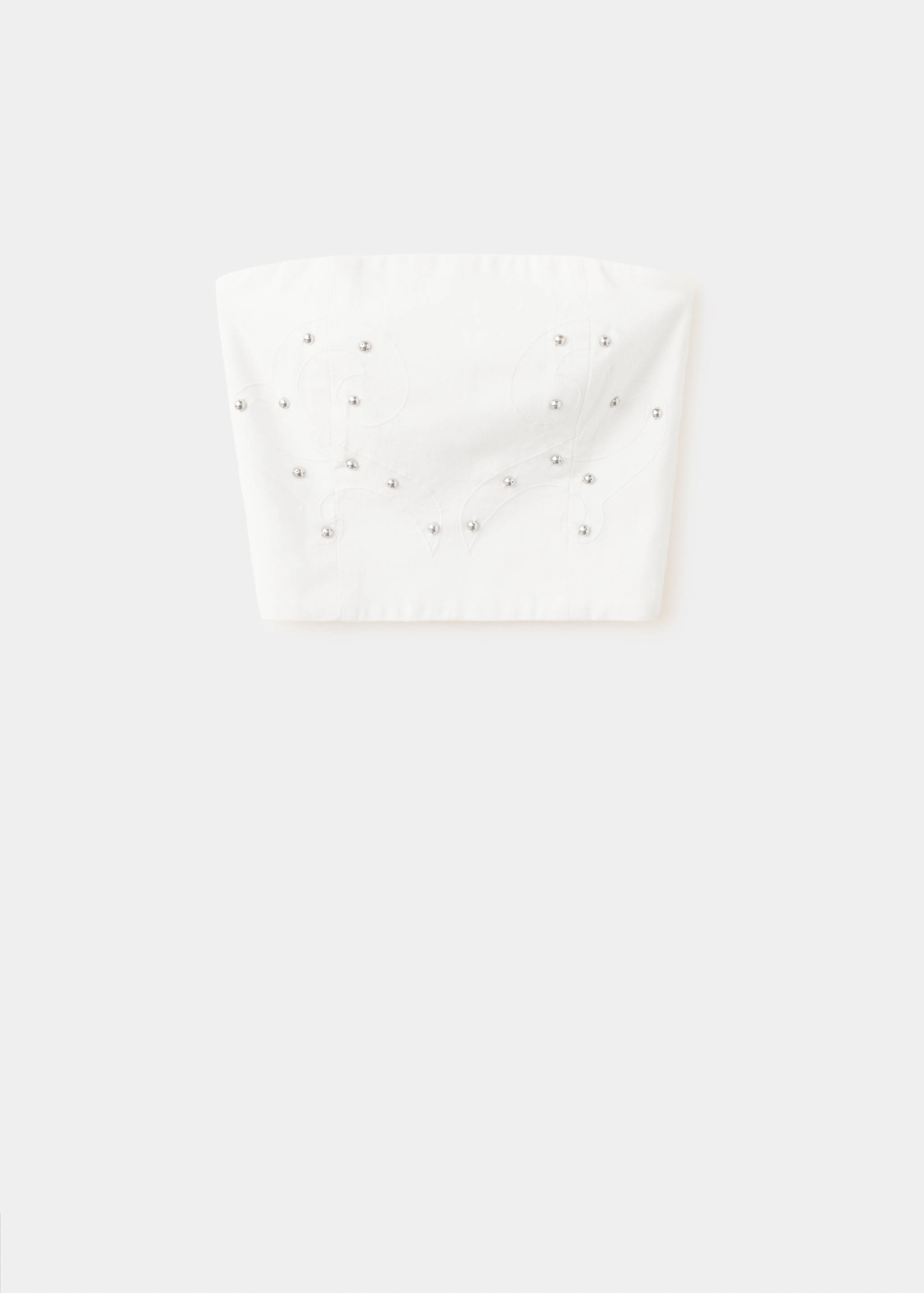 Bandeau top with bead detail - Article without model