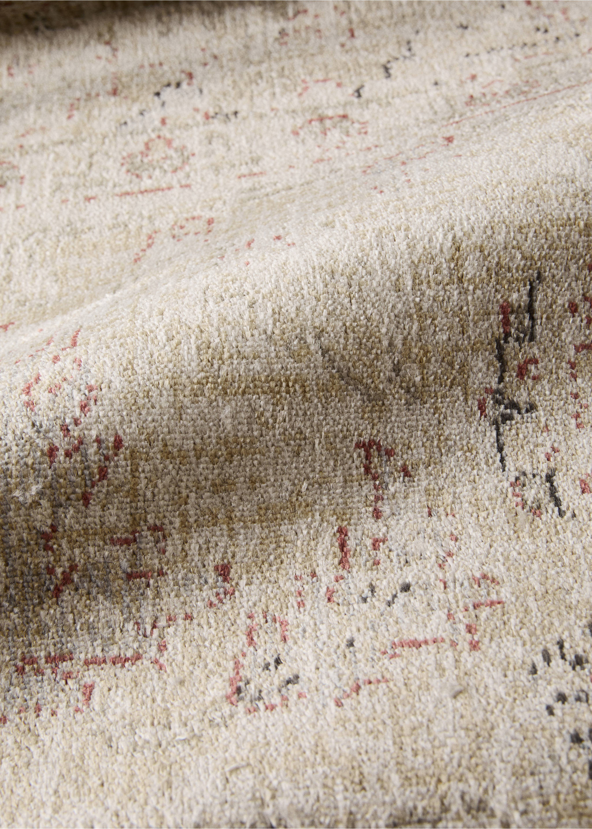 Tapis effet vieilli - Détail de l'article 1, Beige. Ref: 37011526-00.