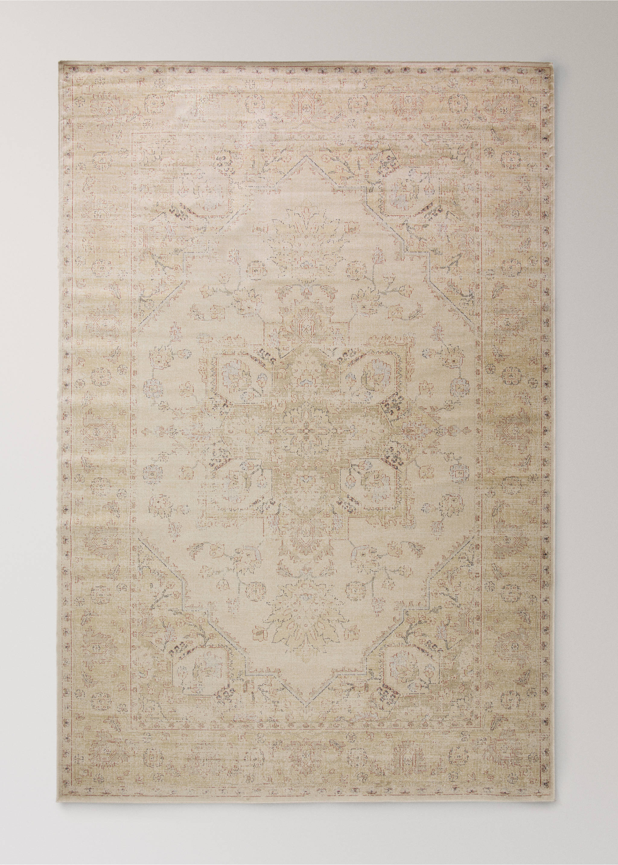 Tapis effet vieilli - Article sans modèle, Beige. Ref: 37011526-00.