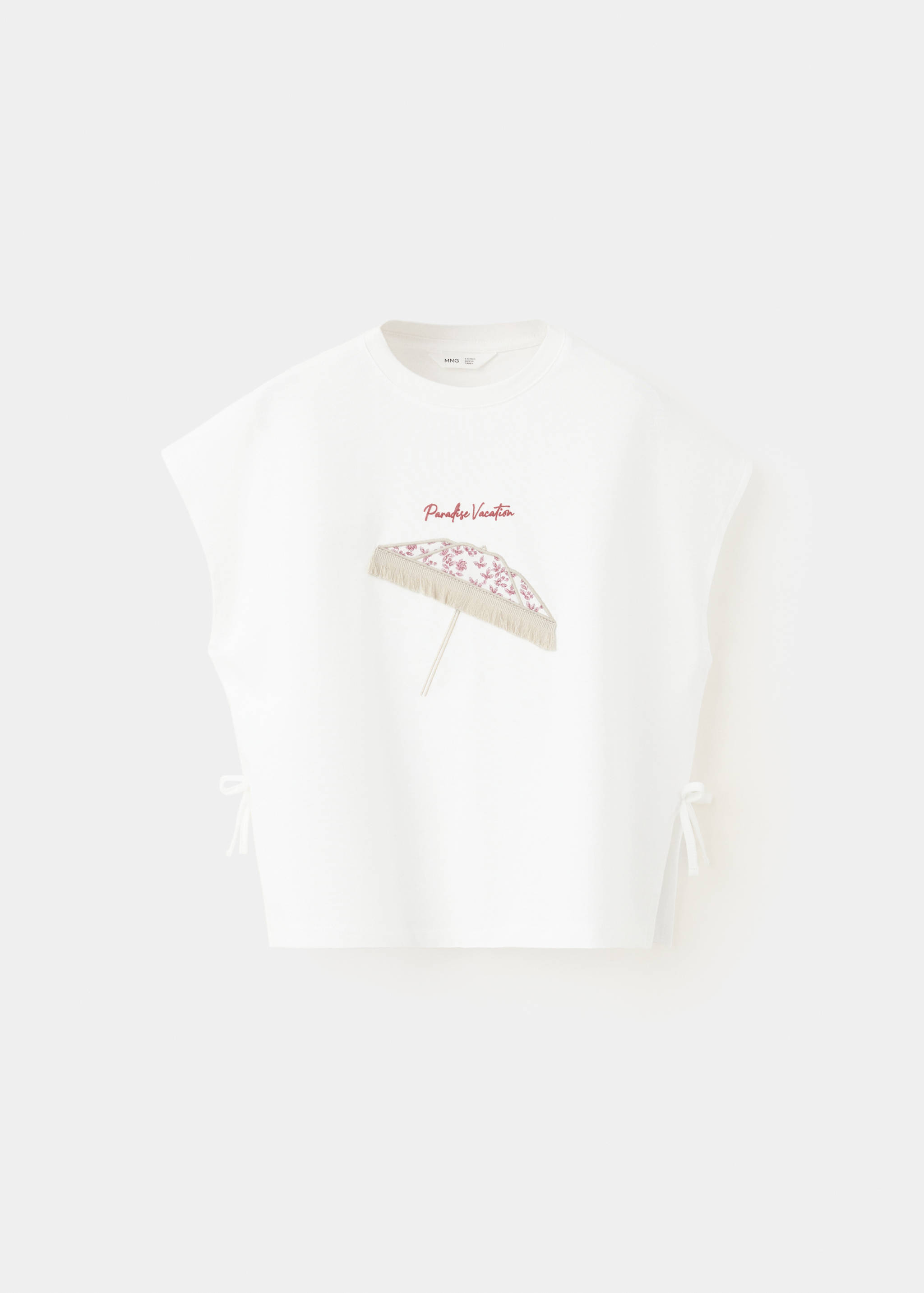 Top estampado detalle lazo - Artículo sin modelo