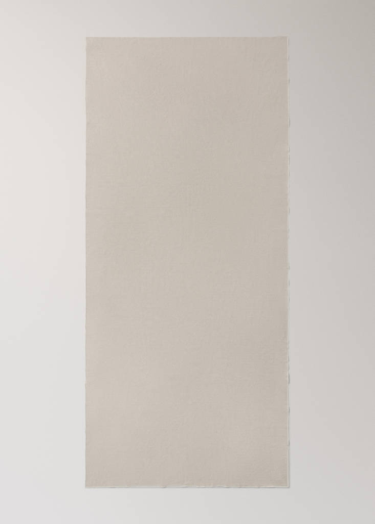 Resin-coated cotton tablecloth with overlock stitching for 2 to 4 people — Light/Pastel Brown