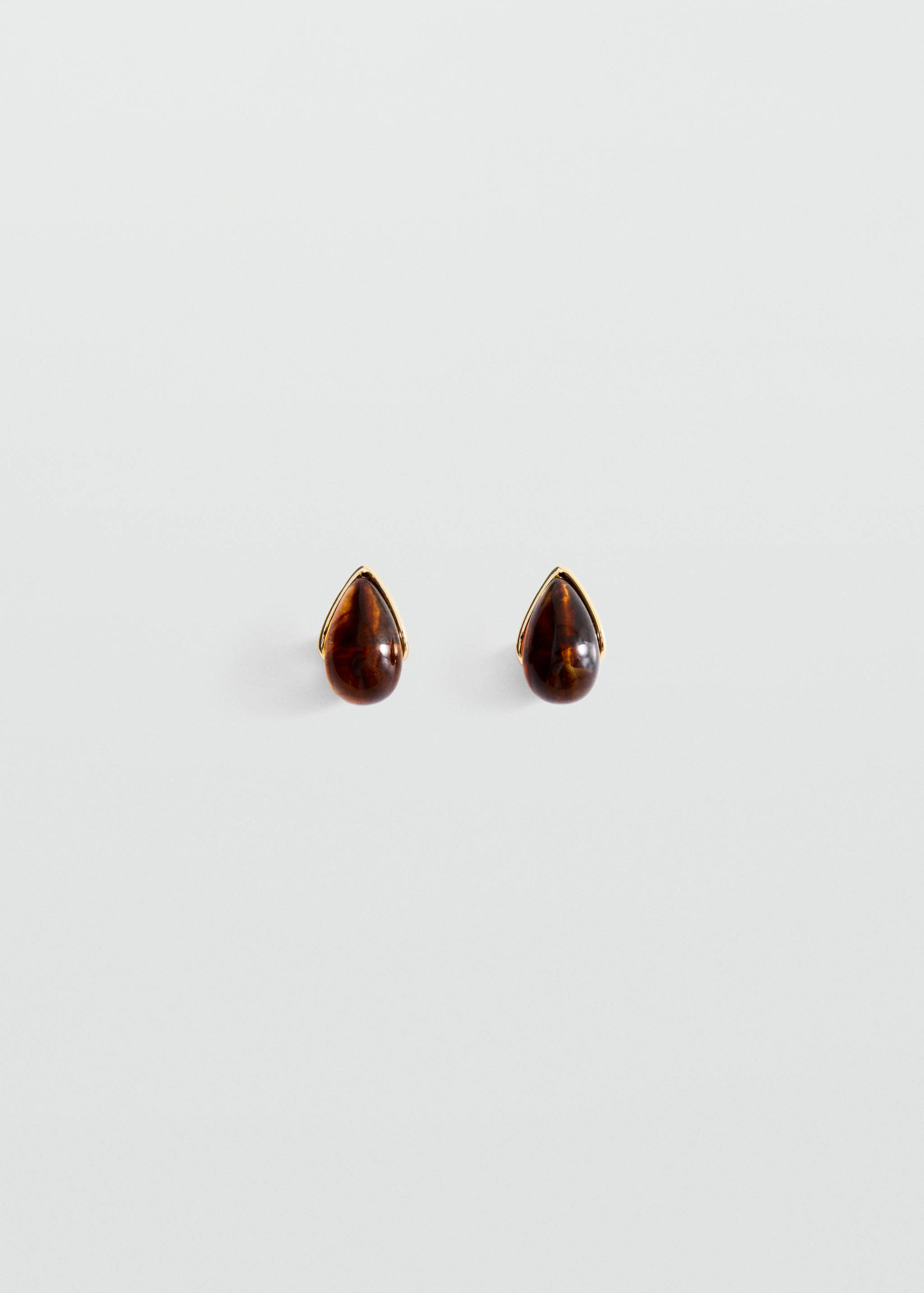 Resin drop earrings - Article without model