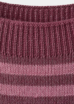 Lurex stripes sweater — Pink 5