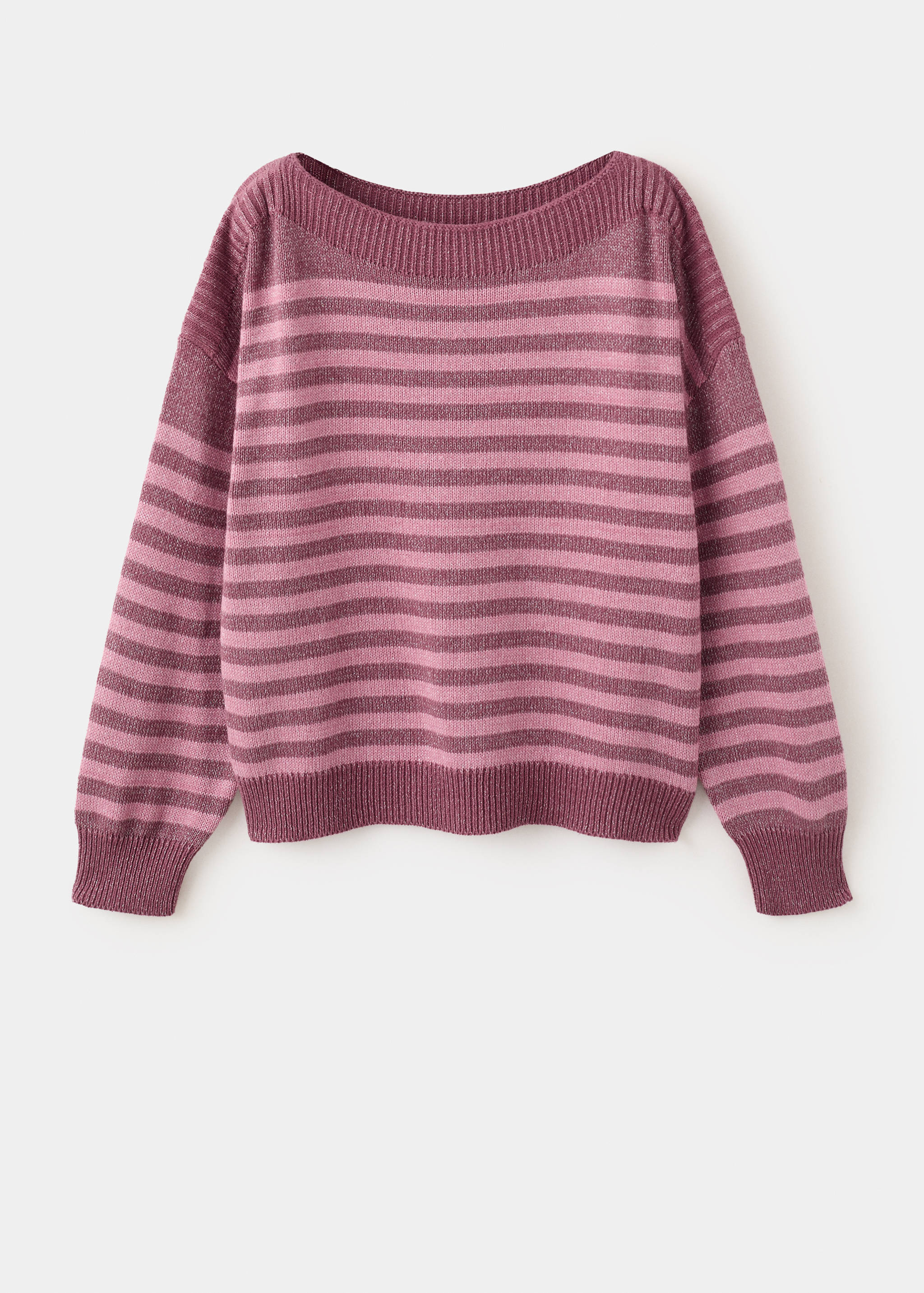 Lurex stripes sweater - Article without model