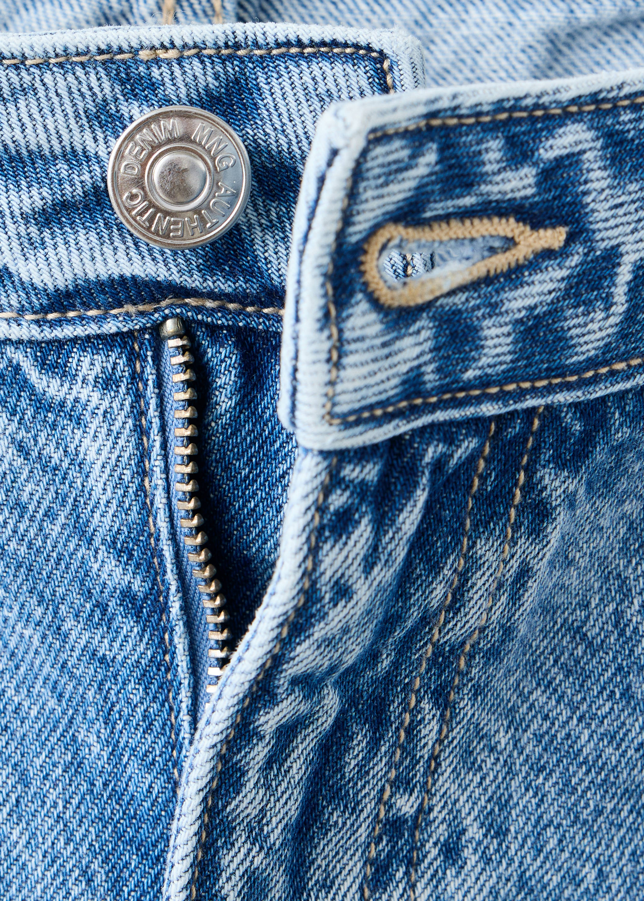 Low-waist studded jeans - Details of the article 8