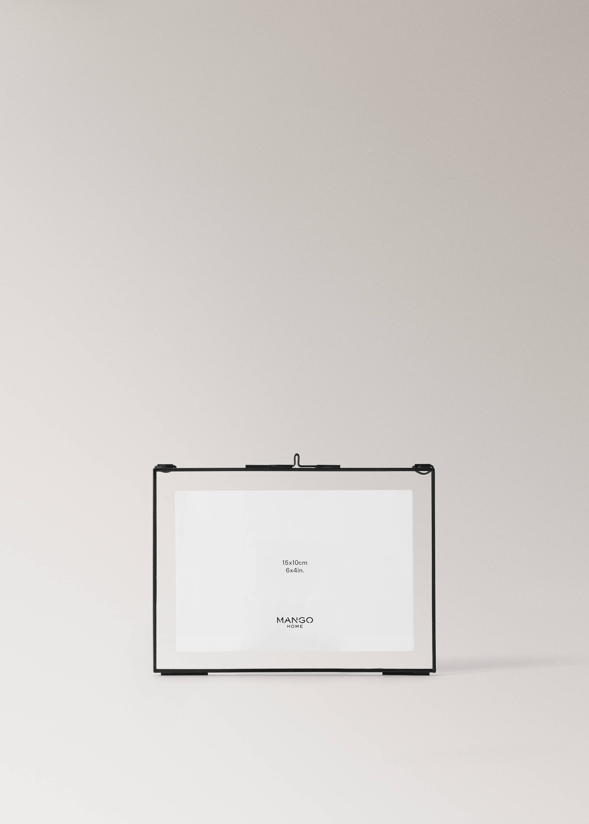 Rectangular frame with metal edge - Article without model