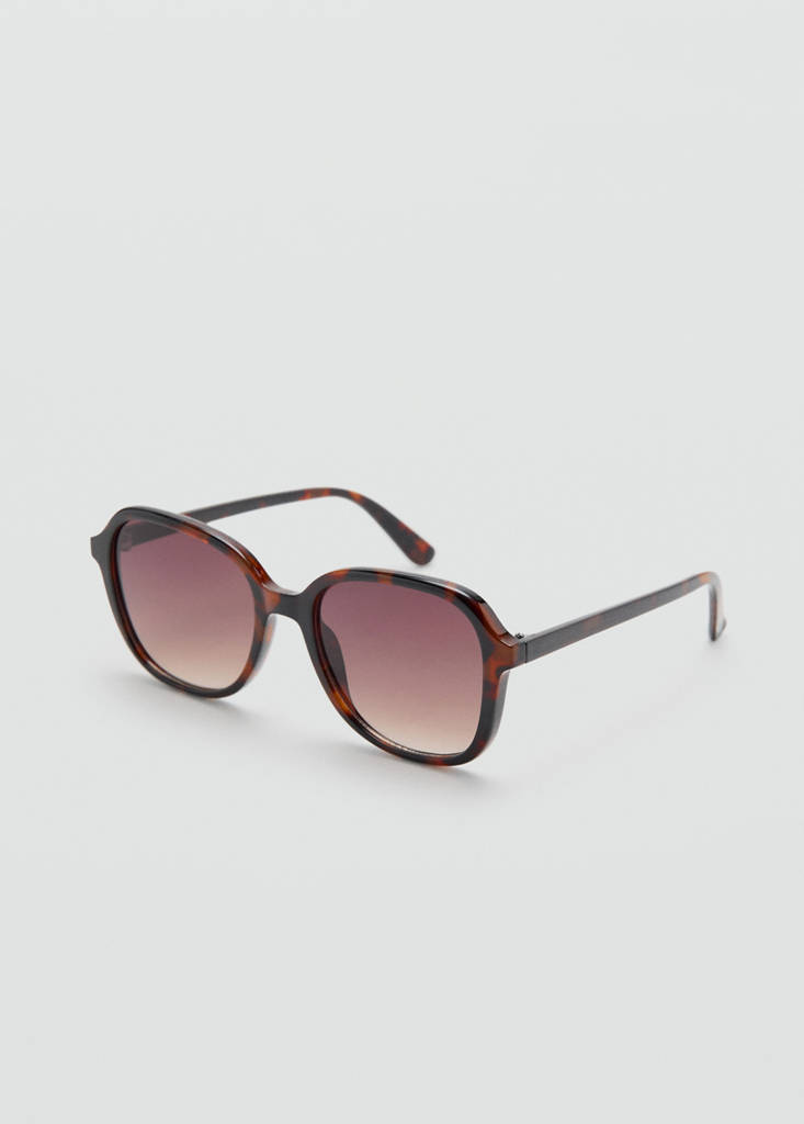 Squared frame sunglasses — Chocolate