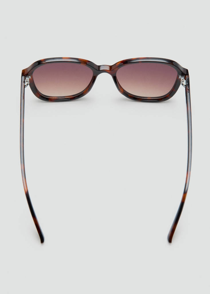 Squared frame sunglasses — Chocolate