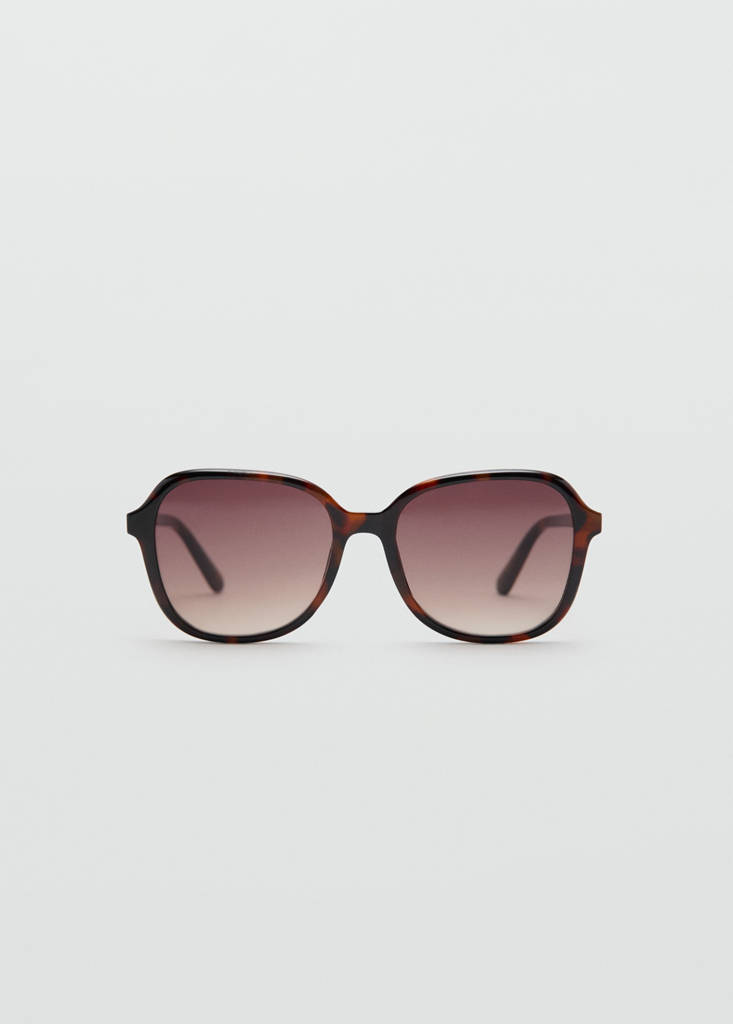 Squared frame sunglasses — Chocolate