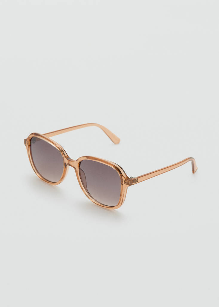 Squared frame sunglasses — Pastel Pink