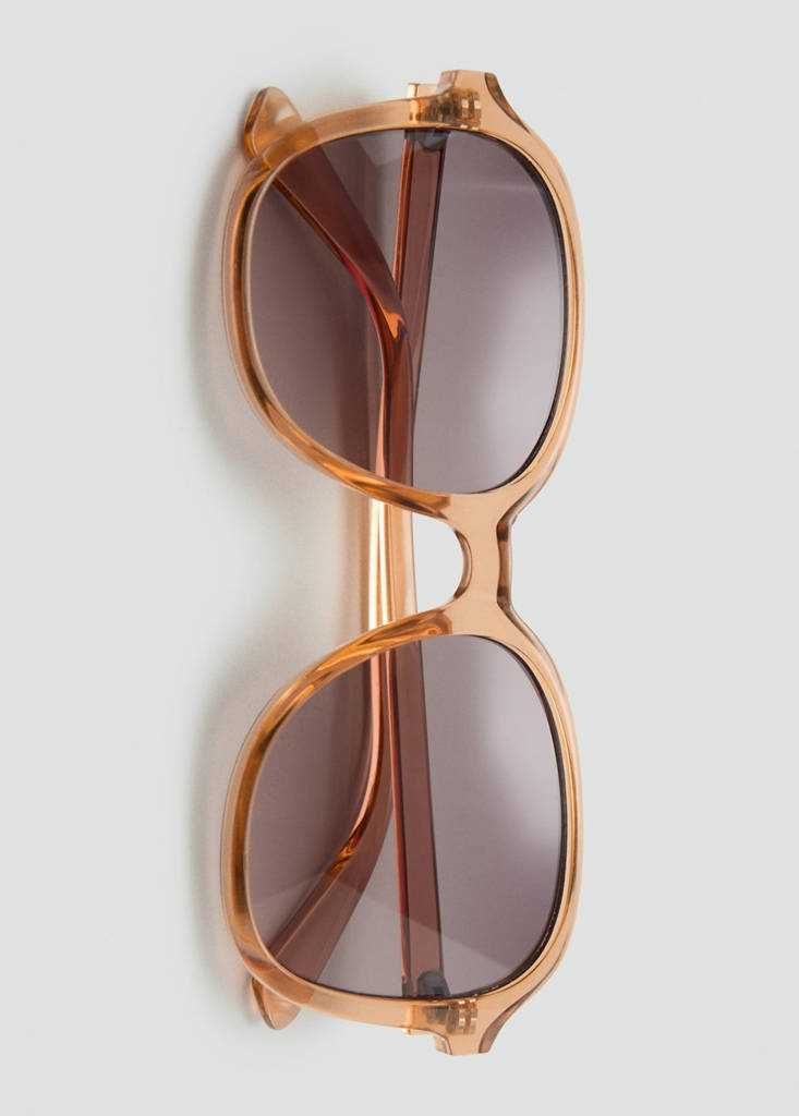 Squared frame sunglasses — Pastel Pink